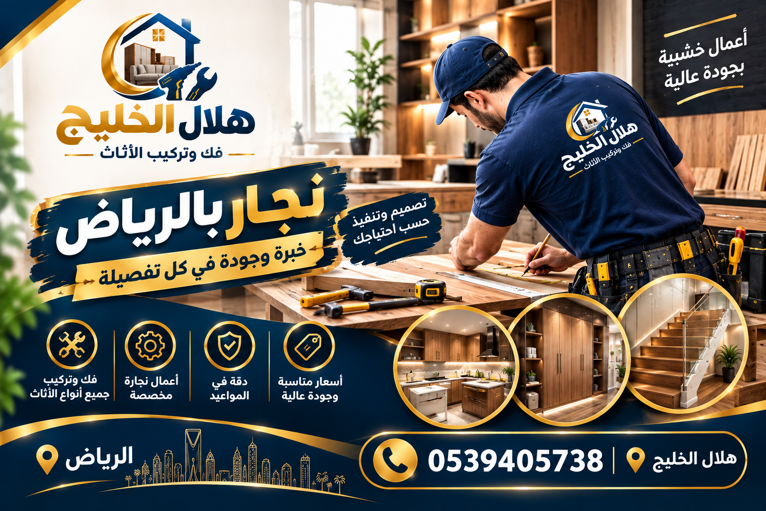 نجار بالرياض