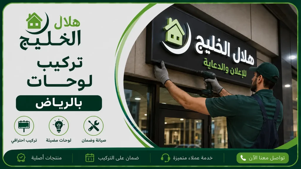 تركيب لوحات بالرياض